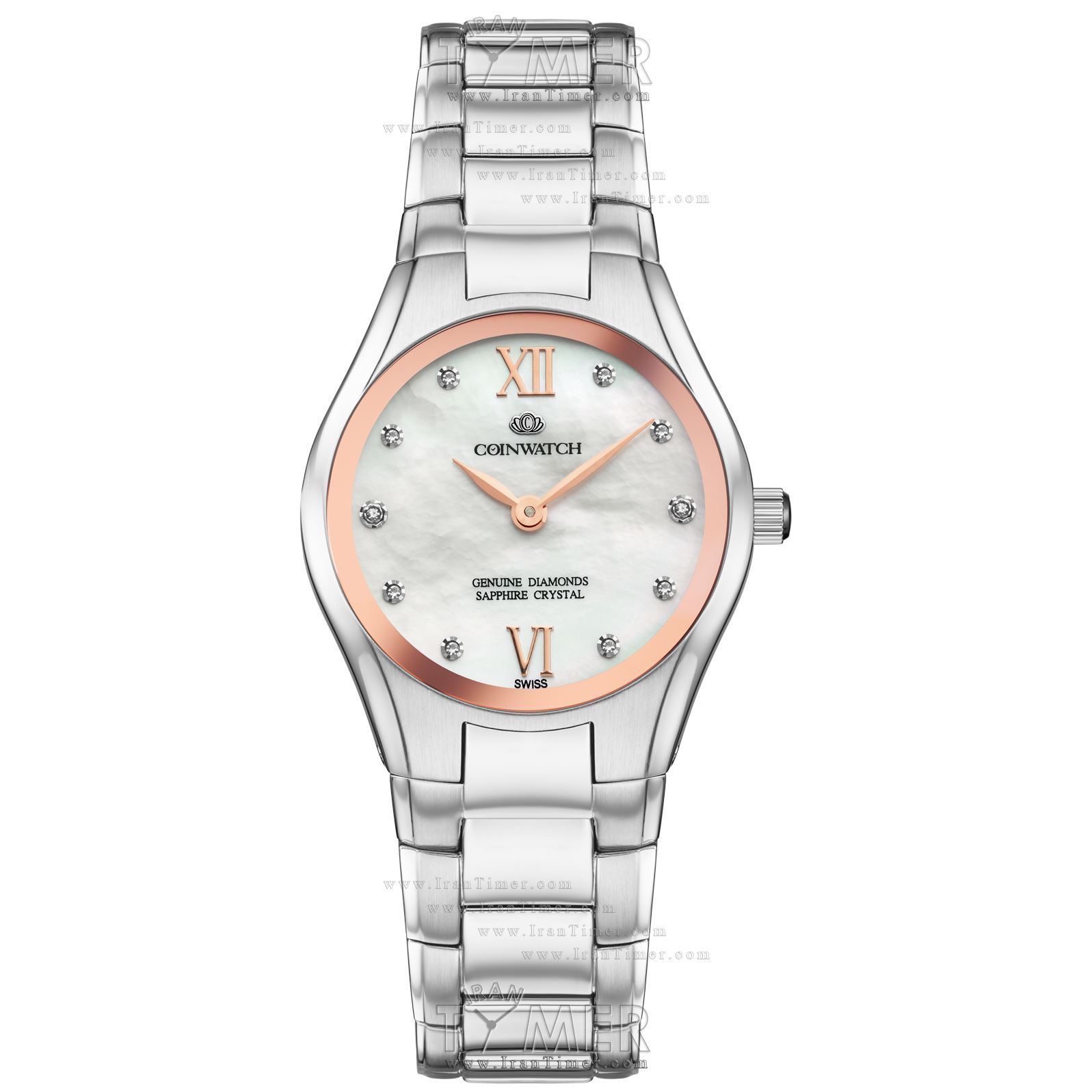 قیمت و خرید ساعت مچی زنانه کوین واچ(COINWATCH) مدل C168RWH کلاسیک | اورجینال و اصلی