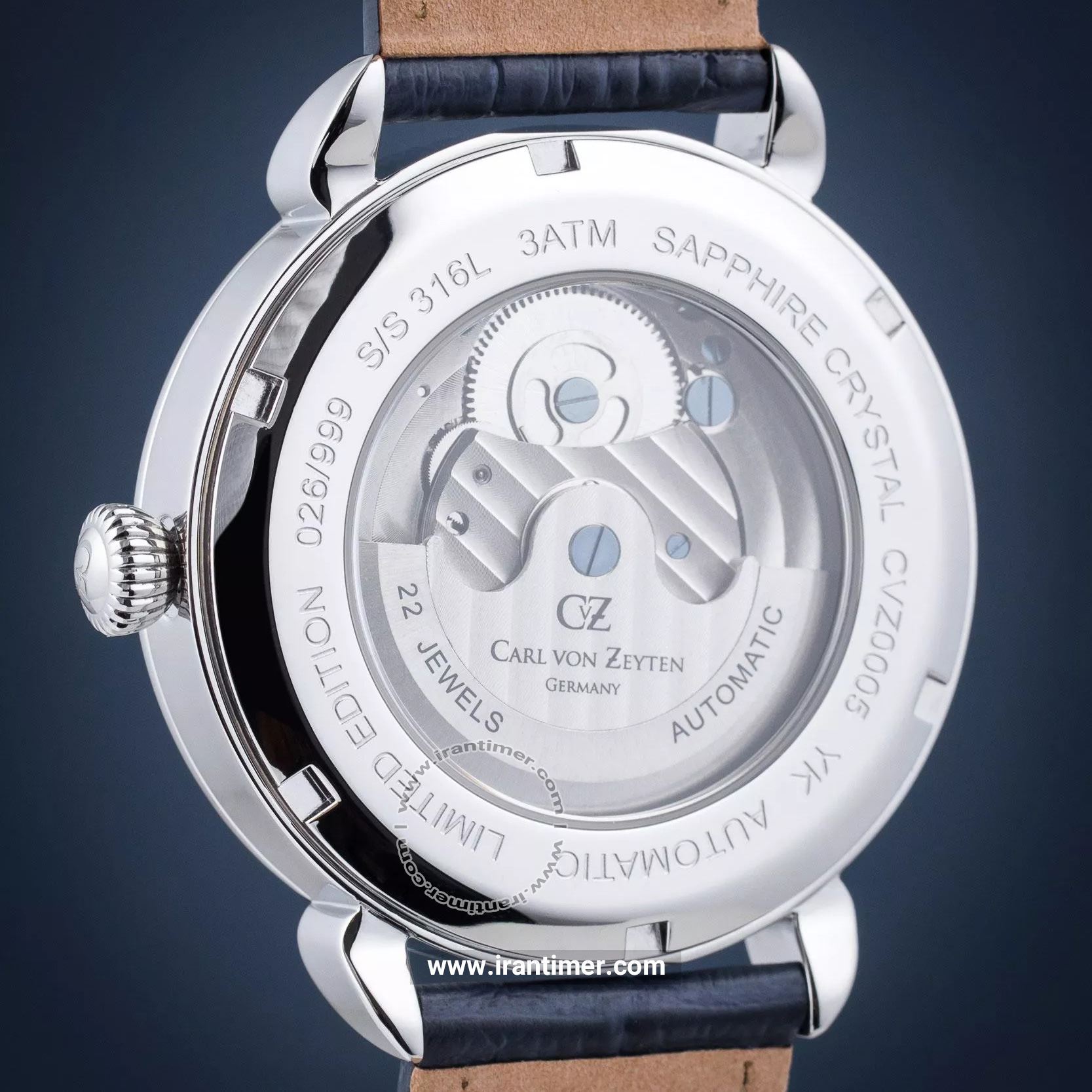 قیمت و خرید ساعت مچی مردانه کارل ون زیتن(CARL VON ZEYTEN) مدل CVZ0005BLGS کلاسیک | اورجینال و اصلی