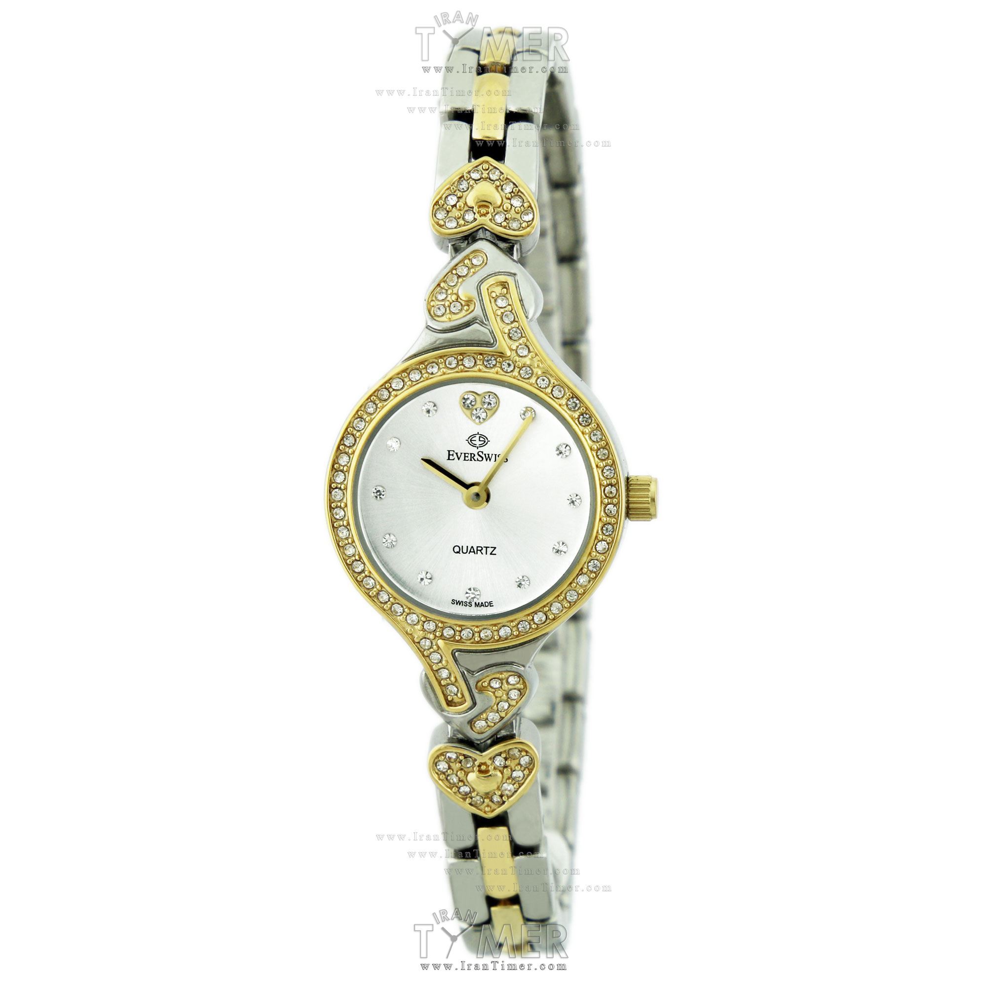 قیمت و خرید ساعت مچی زنانه اورسوئیس(EVER SWISS) مدل 1685-247D کلاسیک فشن | اورجینال و اصلی