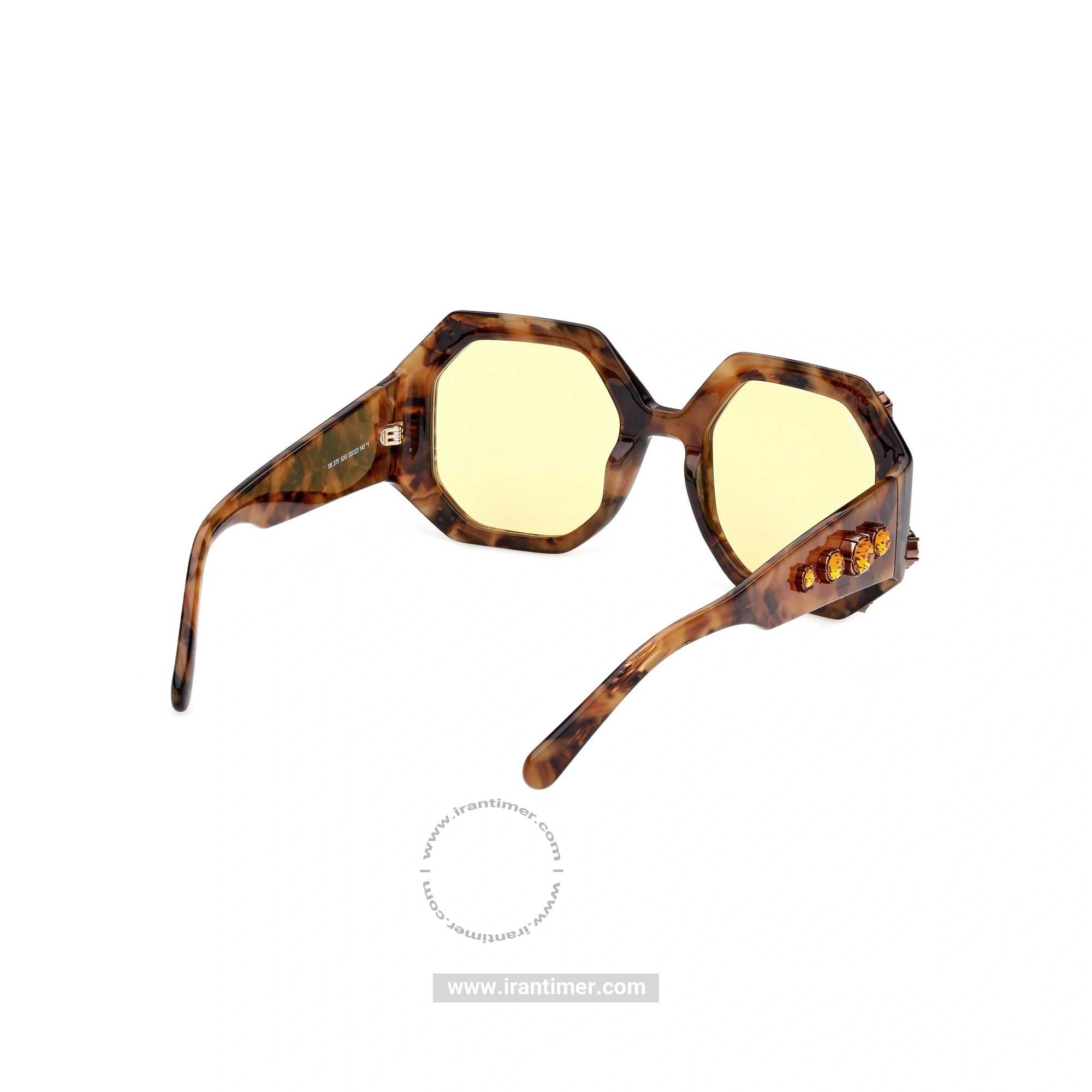 قیمت و خرید عینک آفتابی زنانه فشن (SWAROVSKI) مدل SK 0375 52G 53 | اورجینال و اصلی