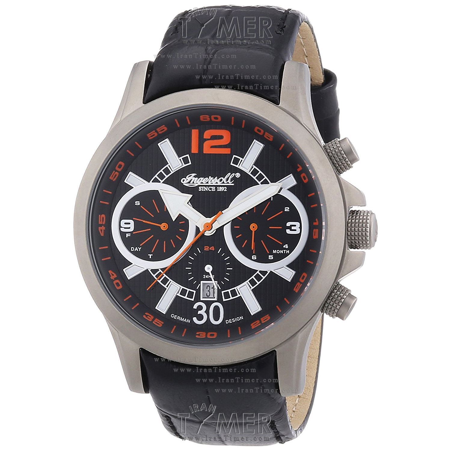 قیمت و خرید ساعت مچی مردانه اینگرسول(INGERSOLL) مدل IN1624TBK کلاسیک اسپرت | اورجینال و اصلی