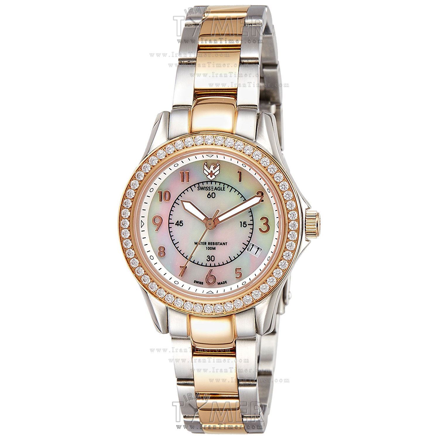 قیمت و خرید ساعت مچی زنانه سوئیس ایگل(SWISS EAGLE) مدل SE6027-55 کلاسیک | اورجینال و اصلی