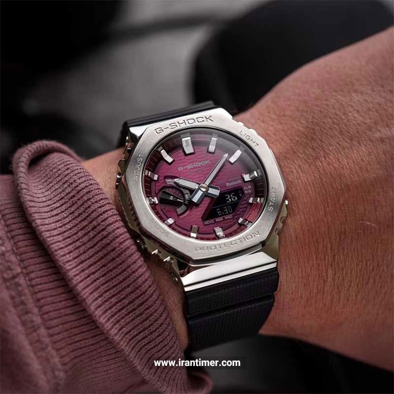 قیمت و خرید ساعت مچی مردانه کاسیو (CASIO) جی شاک مدل GBM-2100A-4BDR اسپرت | اورجینال و اصلی