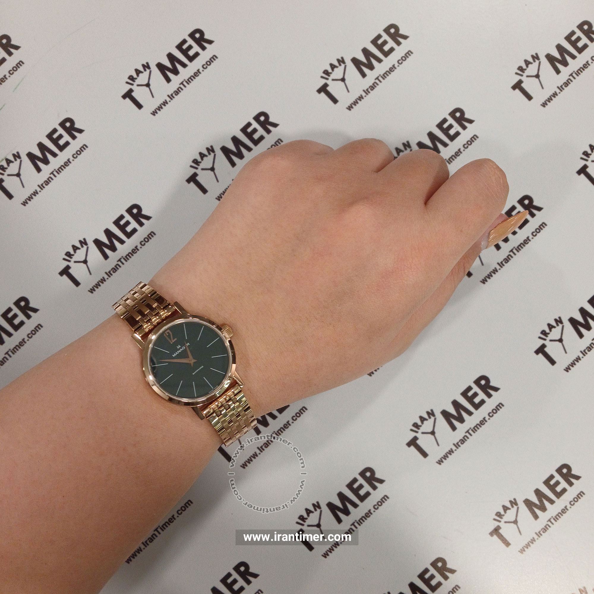 قیمت و خرید ساعت مچی زنانه منیجر(MANAGER) مدل MAN-PS-06-RM کلاسیک | اورجینال و اصلی