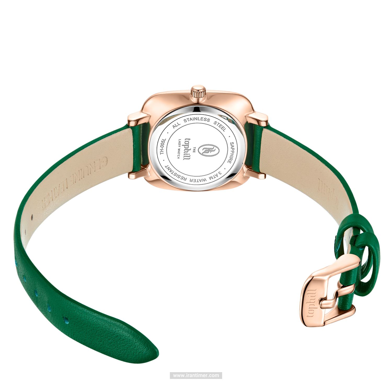 قیمت و خرید ساعت مچی زنانه تاپ هیل(TOPHILL) مدل TH005L.PG3A52 کلاسیک | اورجینال و اصلی