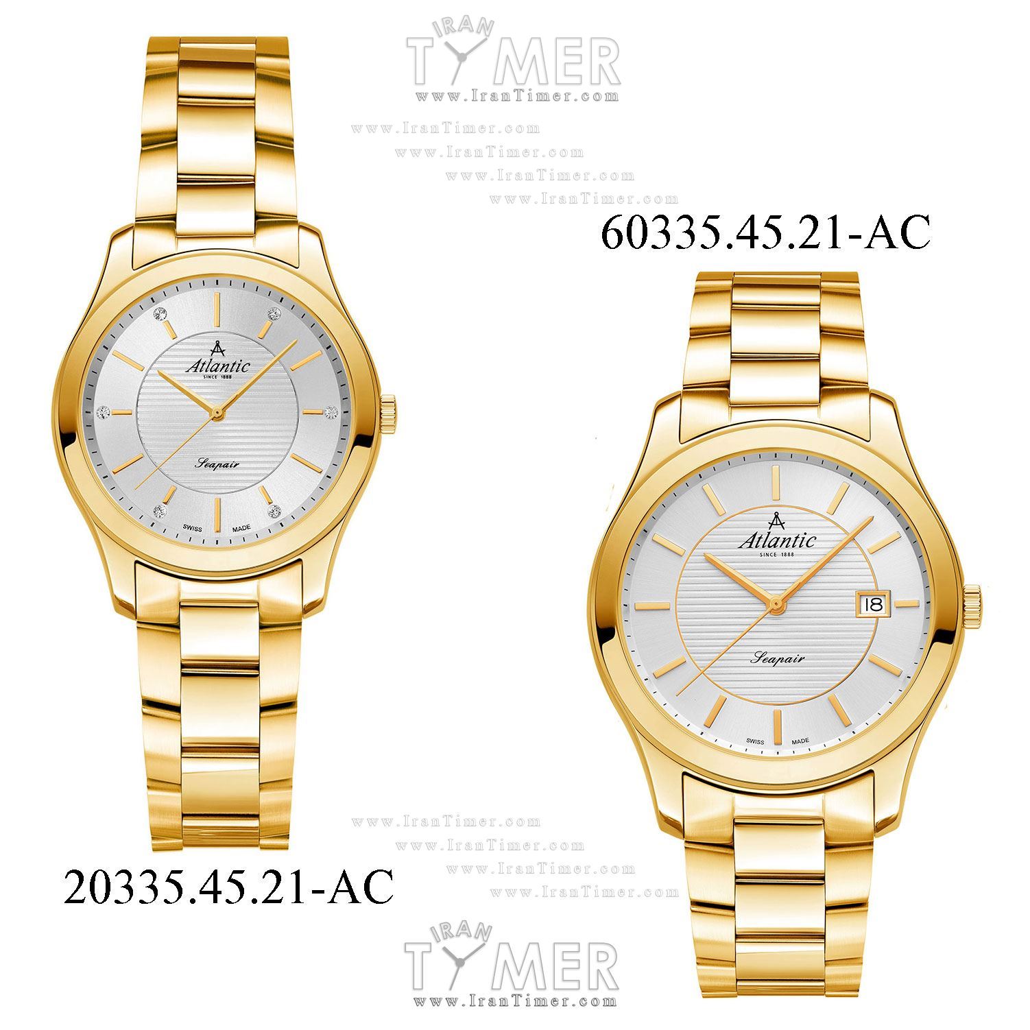 قیمت و خرید ساعت مچی مردانه آتلانتیک(ATLANTIC) مدل AC-60335.45.21 کلاسیک | اورجینال و اصلی