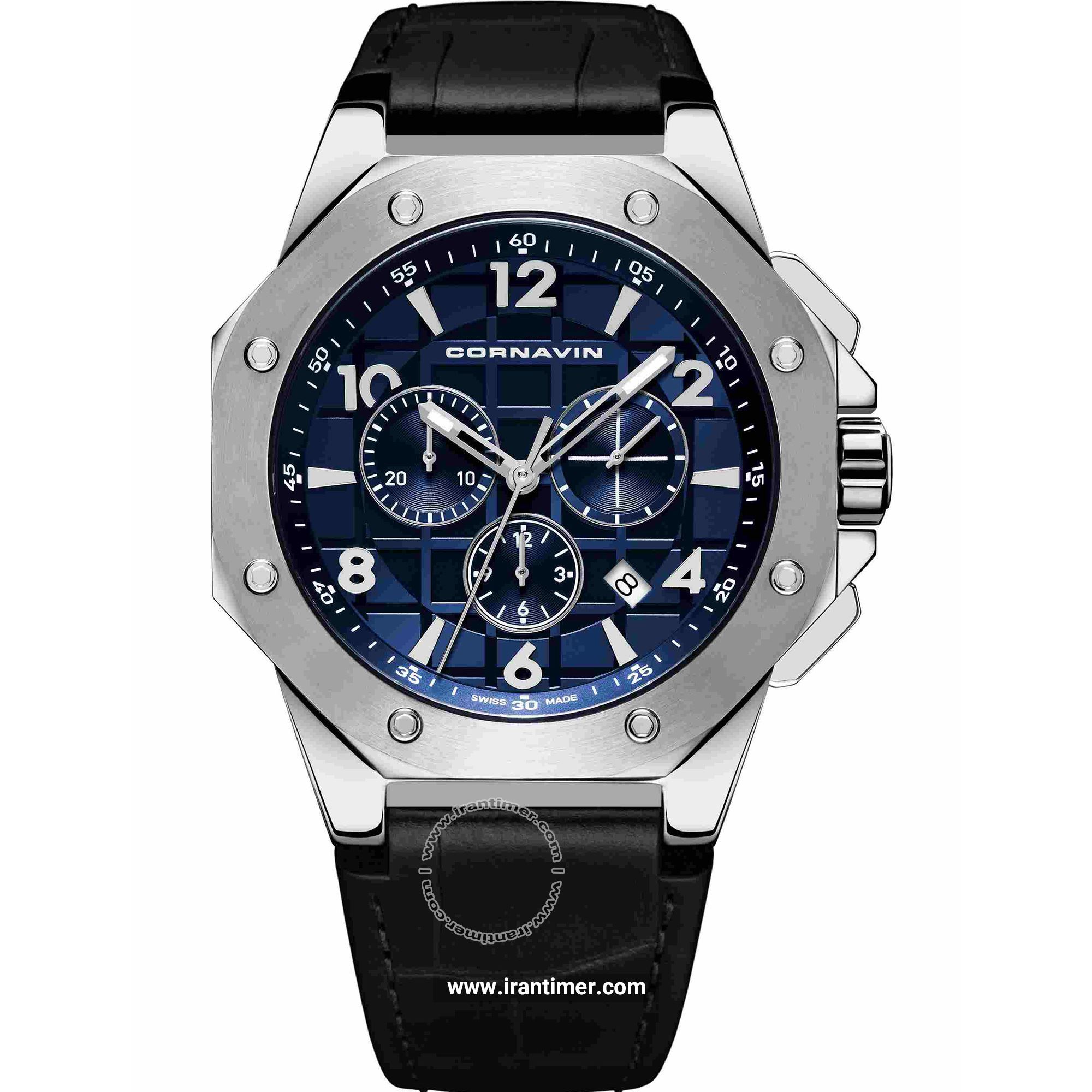 قیمت و خرید ساعت مچی مردانه کورناوین(CORNAVIN) مدل COR2012-2009R کلاسیک | اورجینال و اصلی