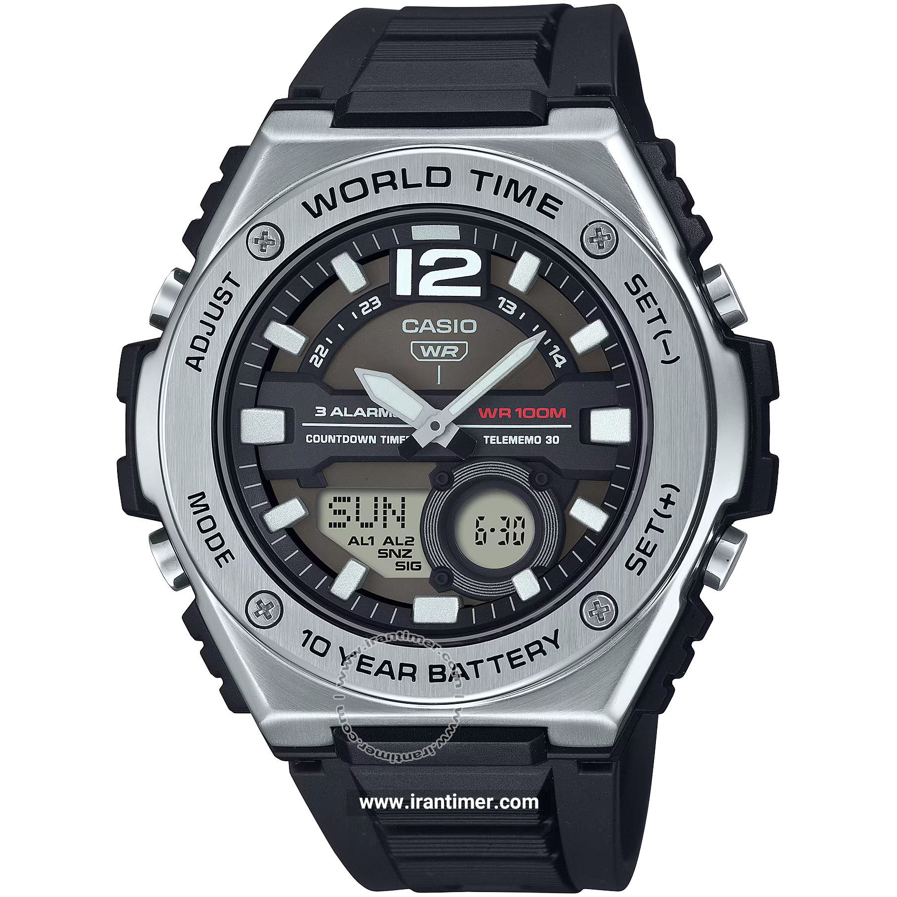 قیمت و خرید ساعت مچی مردانه کاسیو (CASIO) جنرال مدل MWQ-100-1AVDF اسپرت | اورجینال و اصلی