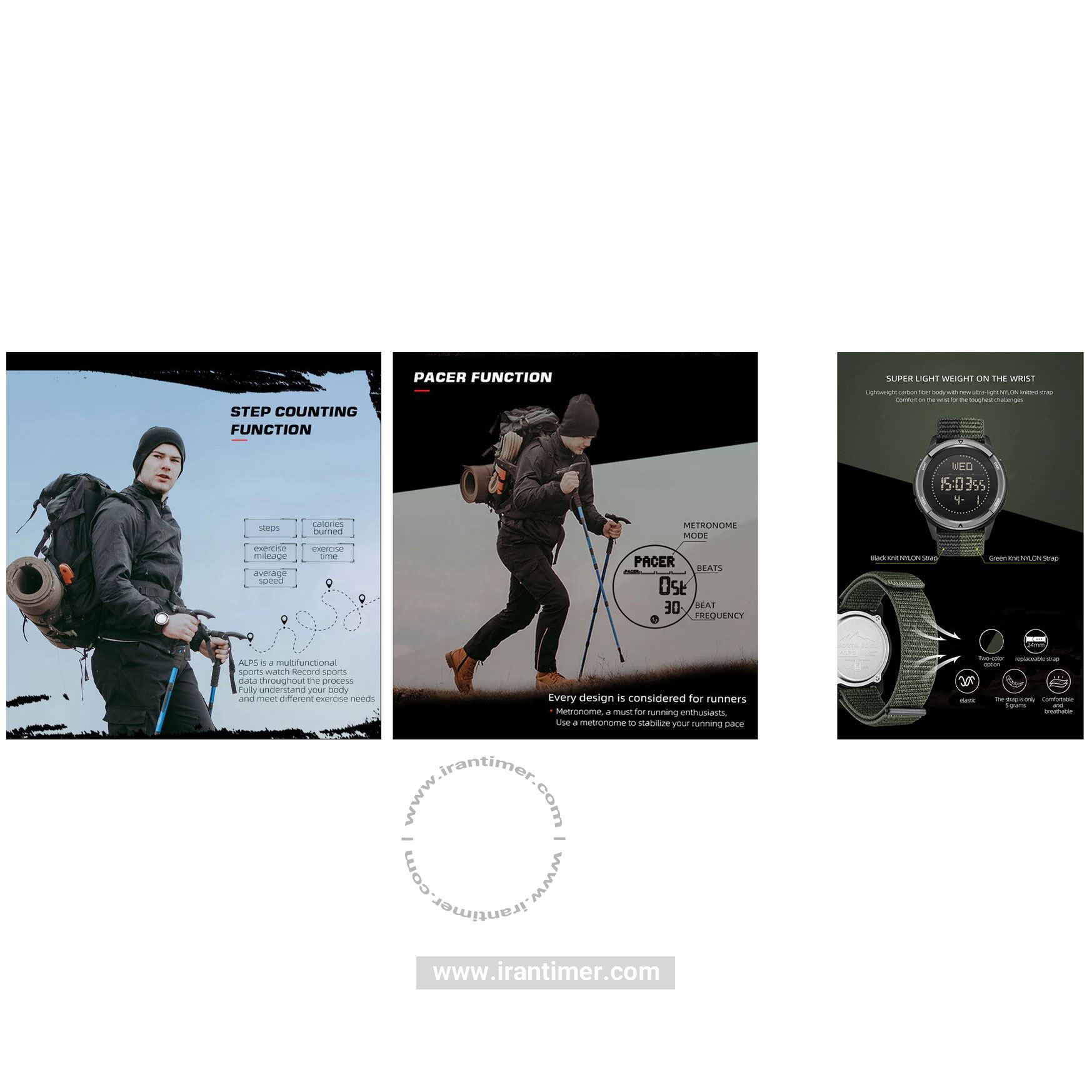قیمت و خرید ساعت مچی مردانه نورث اج(North Edge) مدل ALPS اسپرت | اورجینال و اصلی