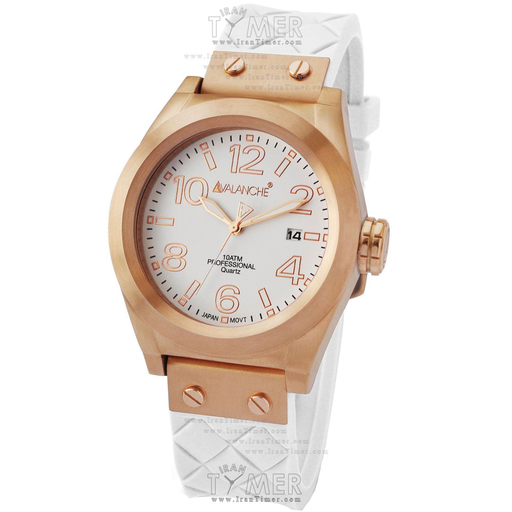 قیمت و خرید ساعت مچی زنانه اولانچ(AVALANCHE) مدل AV1028WHRG اسپرت | اورجینال و اصلی