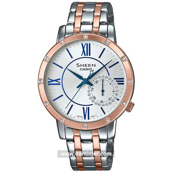 قیمت و خرید ساعت مچی زنانه کاسیو (CASIO) شین مدل SHE-3046SGP-7BUDF کلاسیک | اورجینال و اصلی
