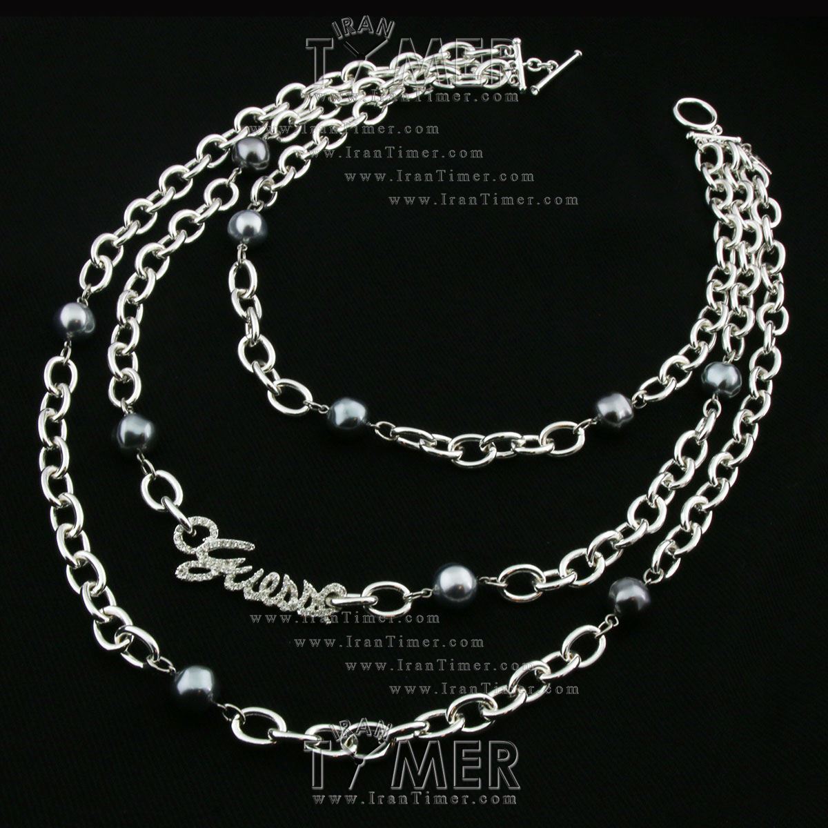 قیمت و خرید گردنبند زنانه گس(GUESS) مدل UBN12709 فشن (ست لباس) کلاسیک | اورجینال و اصلی