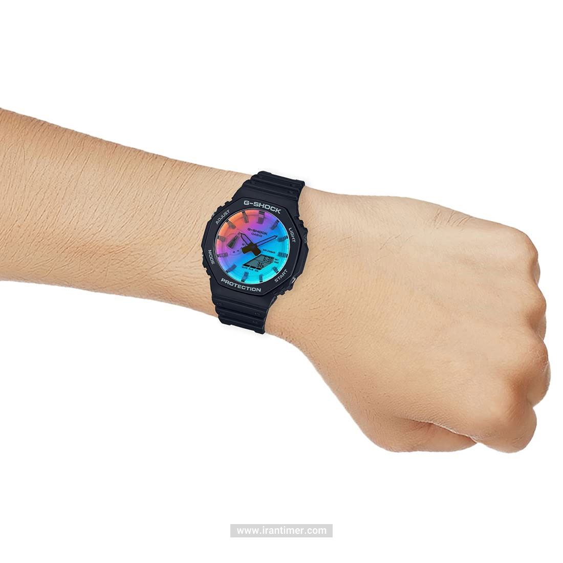 قیمت و خرید ساعت مچی مردانه کاسیو (CASIO) مدل GA-2100SR-1ADR اسپرت | اورجینال و اصلی