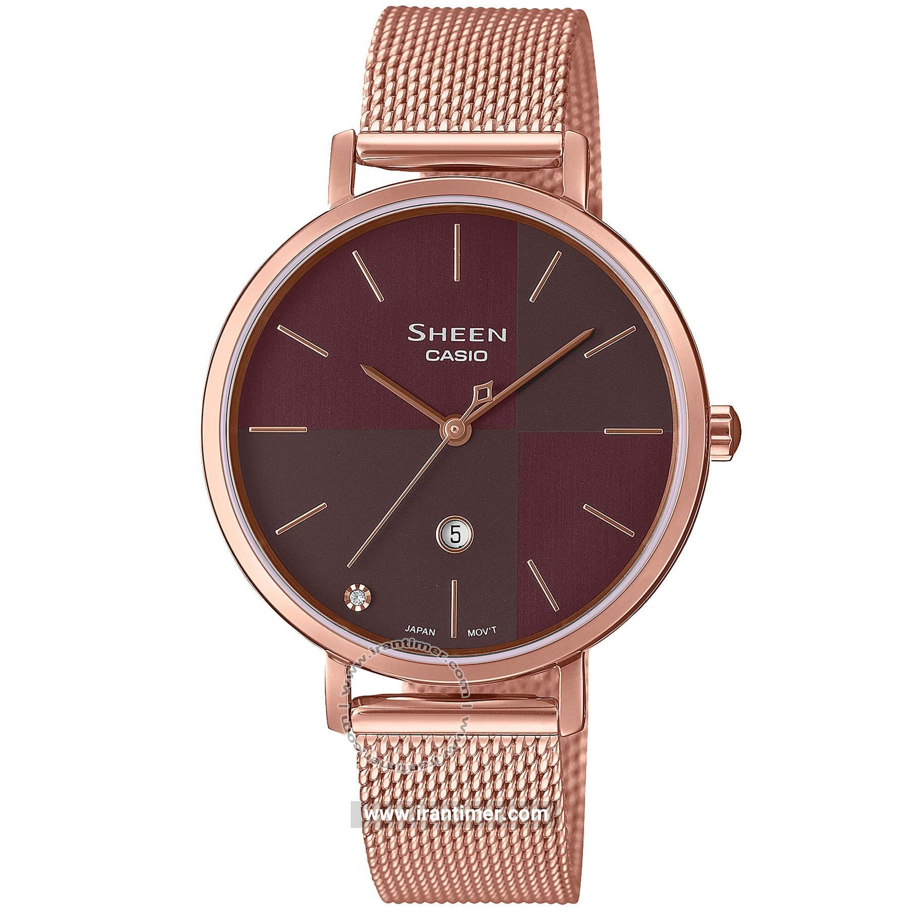 قیمت و خرید ساعت مچی زنانه کاسیو (CASIO) شین مدل SHE-4547PGM-5AUDF کلاسیک | اورجینال و اصلی