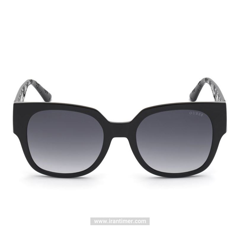 قیمت و خرید عینک آفتابی زنانه کلاسیک (guess) مدل GU S 7727 01B 55 | اورجینال و اصلی