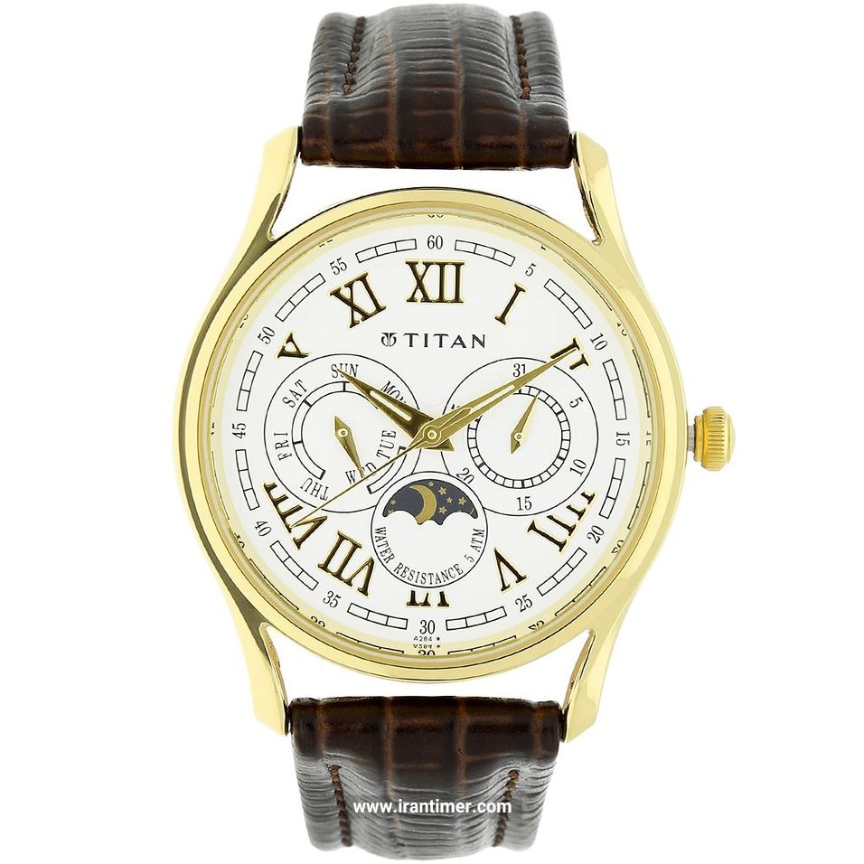 قیمت و خرید ساعت مچی مردانه تایتِن(TITAN) مدل T1487YL01 کلاسیک | اورجینال و اصلی