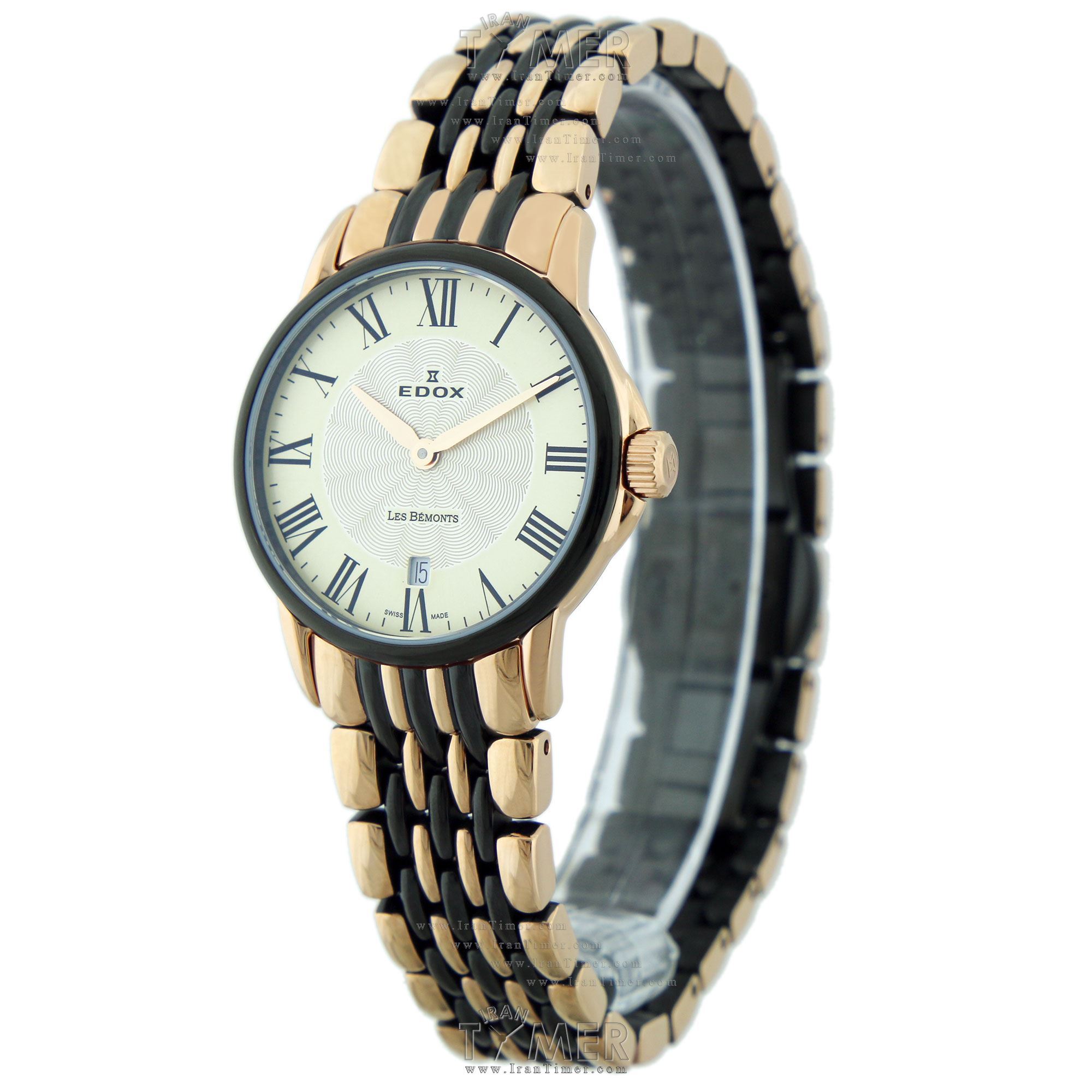 قیمت و خرید ساعت مچی زنانه ادُکس(EDOX) مدل 57001357NRMRR کلاسیک | اورجینال و اصلی