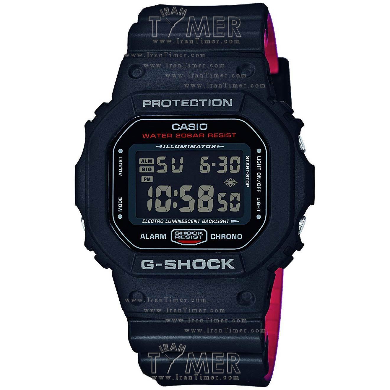 قیمت و خرید ساعت مچی مردانه زنانه کاسیو (CASIO) جی شاک مدل DW-5600HR-1DR اسپرت | اورجینال و اصلی