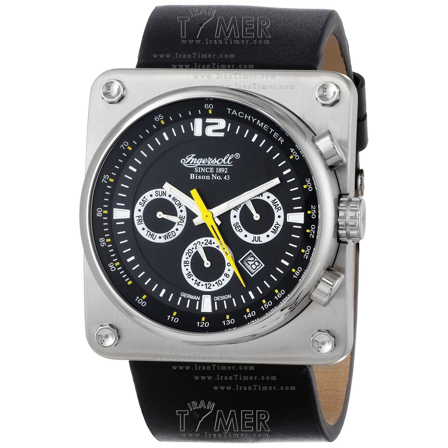 قیمت و خرید ساعت مچی مردانه اینگرسول(INGERSOLL) مدل IN4108SBK کلاسیک | اورجینال و اصلی