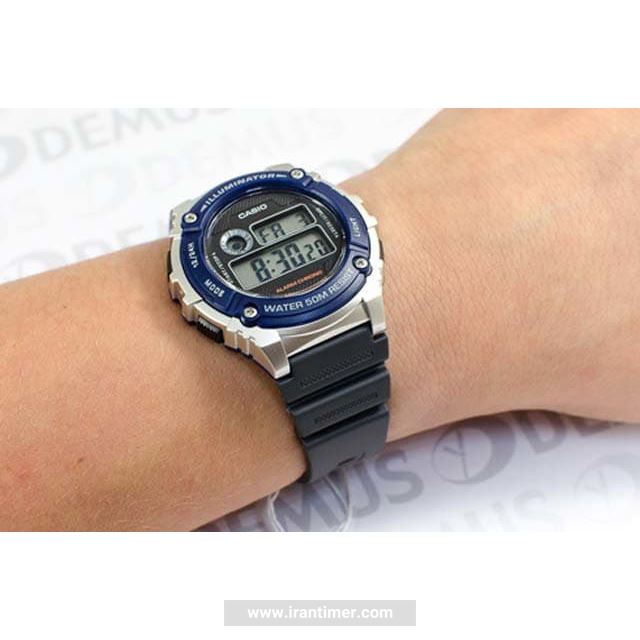 قیمت و خرید ساعت مچی مردانه کاسیو (CASIO) جنرال مدل W-216H-2AVDF اسپرت | اورجینال و اصلی