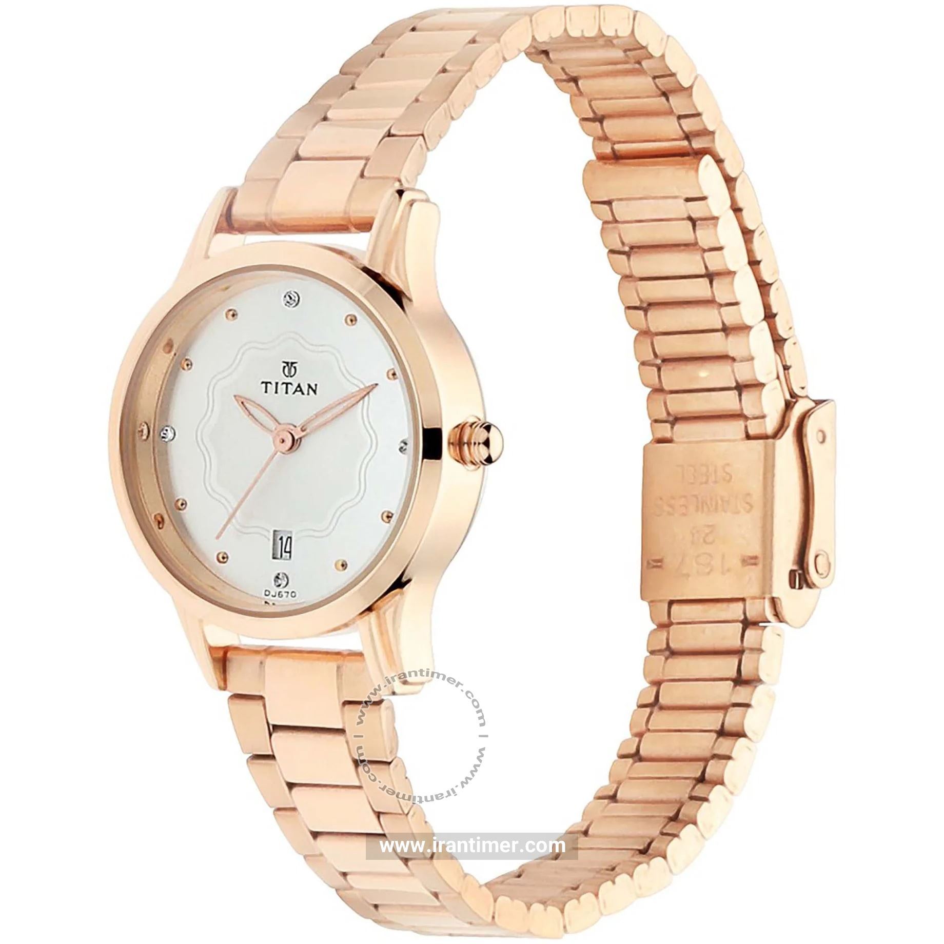 قیمت و خرید ساعت مچی زنانه تایتِن(TITAN) مدل T2628WM01 کلاسیک | اورجینال و اصلی