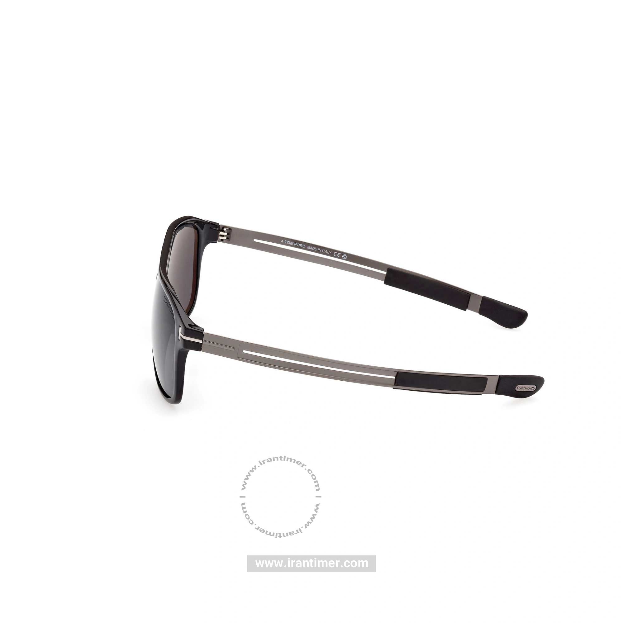 قیمت و خرید عینک آفتابی مردانه خلبانی (TOM FORD) مدل FT 0880 01A 59 | اورجینال و اصلی