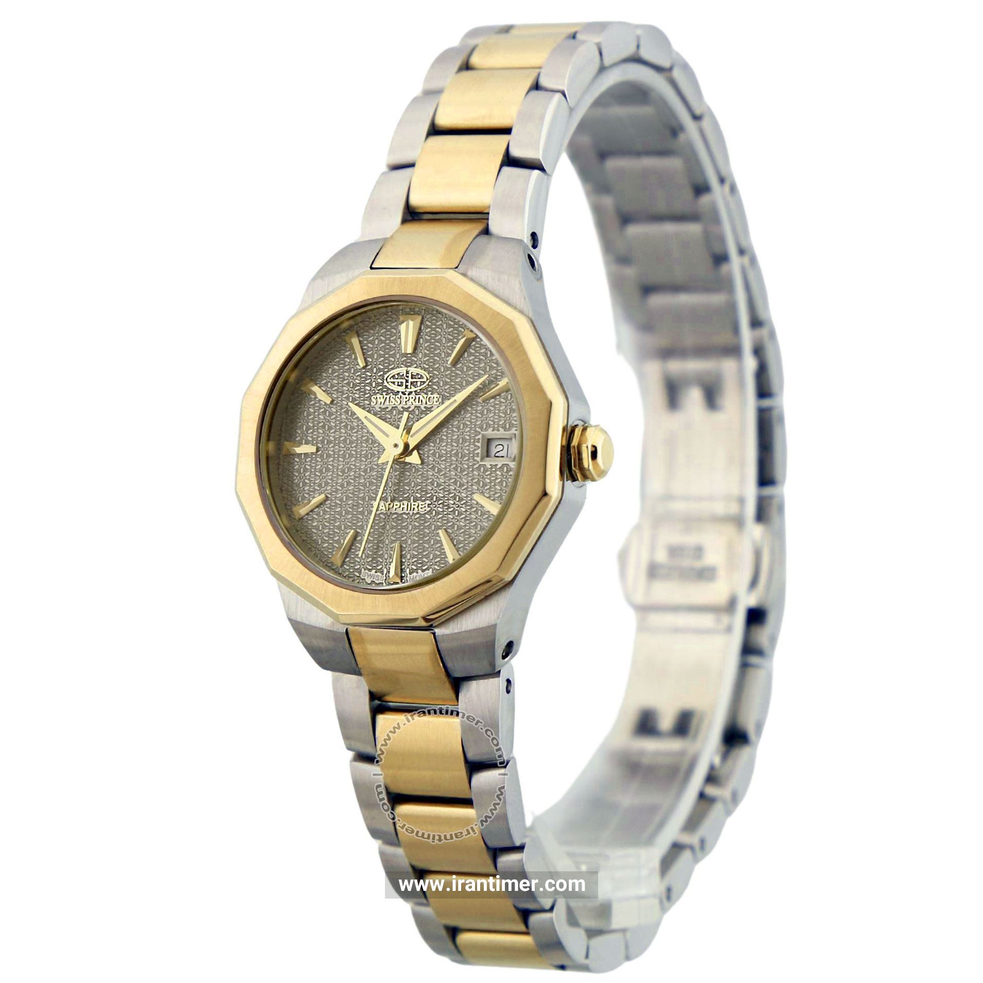 قیمت و خرید ساعت مچی زنانه سوئیس پرنس(Swiss Prince) مدل 2002G-WOMEN-BEIGE کلاسیک | اورجینال و اصلی