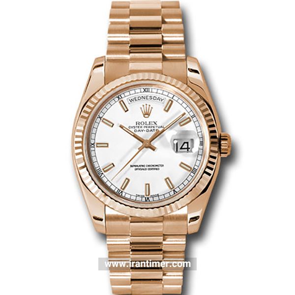 قیمت و خرید ساعت مچی مردانه رولکس(Rolex) مدل 118235 wsp White کلاسیک | اورجینال و اصلی