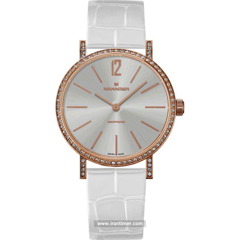 قیمت و خرید ساعت مچی زنانه منیجر(MANAGER) مدل MAN-PA-03-RL فشن | اورجینال و اصلی