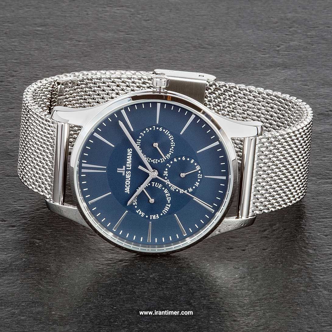 قیمت و خرید ساعت مچی مردانه زنانه ژاک لمن(JACQUES LEMANS) مدل 1-1951G کلاسیک | اورجینال و اصلی