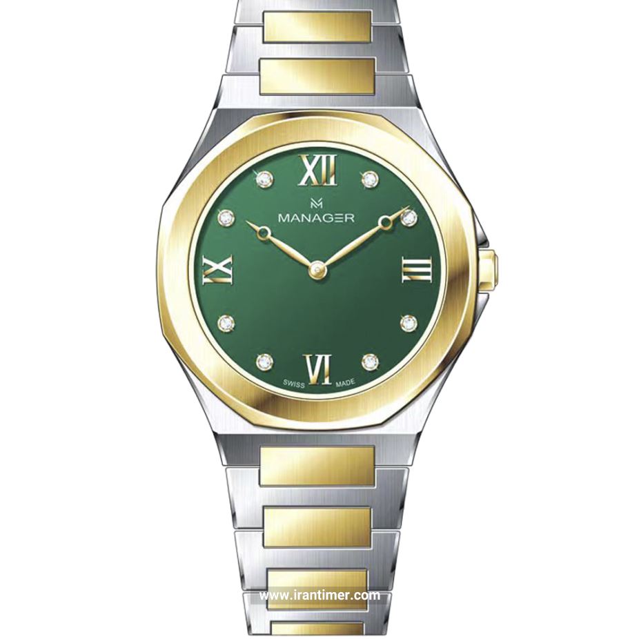 قیمت و خرید ساعت مچی زنانه منیجر(MANAGER) مدل MAN-RW-314-BGM کلاسیک | اورجینال و اصلی