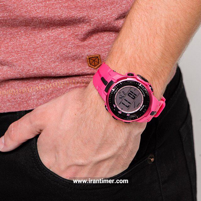 قیمت و خرید ساعت مچی مردانه زنانه کاسیو (CASIO) پروترک مدل PRW-3000-4BDR اسپرت | اورجینال و اصلی