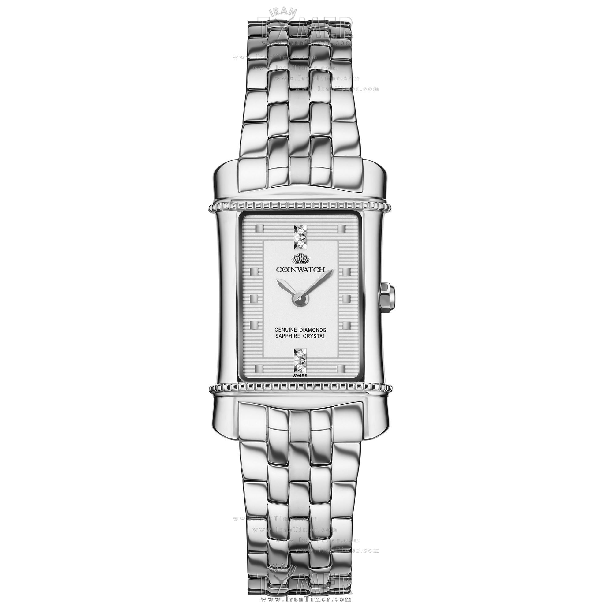 قیمت و خرید ساعت مچی زنانه کوین واچ(COINWATCH) مدل C164SWH کلاسیک | اورجینال و اصلی