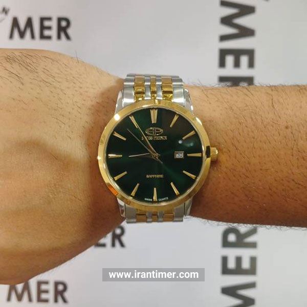 قیمت و خرید ساعت مچی مردانه سوئیس پرنس(Swiss Prince) مدل 2026-MEN-GREEN-GOLD کلاسیک | اورجینال و اصلی