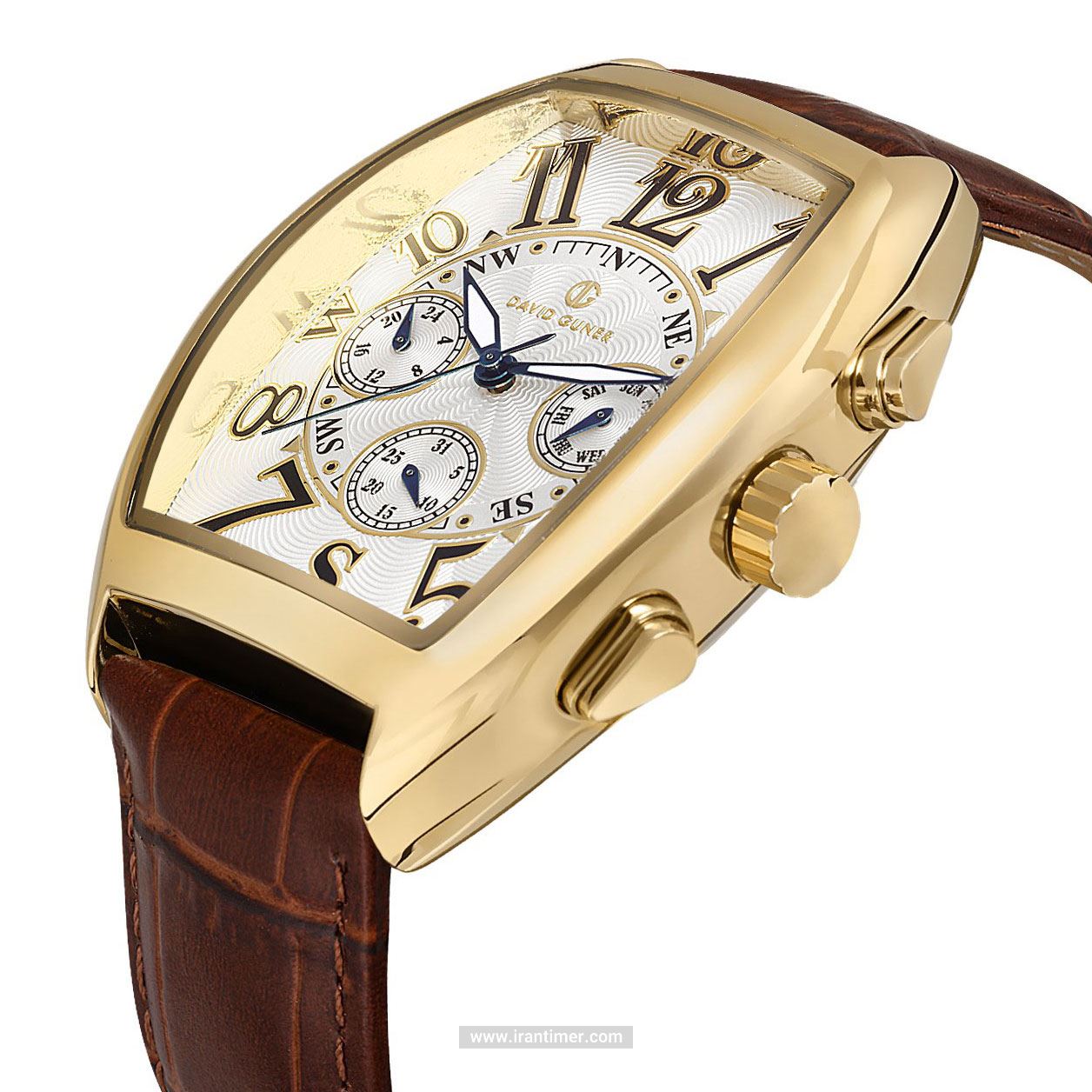 قیمت و خرید ساعت مچی مردانه دیوید گانر(David Guner) مدل DG-8707GB-O1 کلاسیک | اورجینال و اصلی