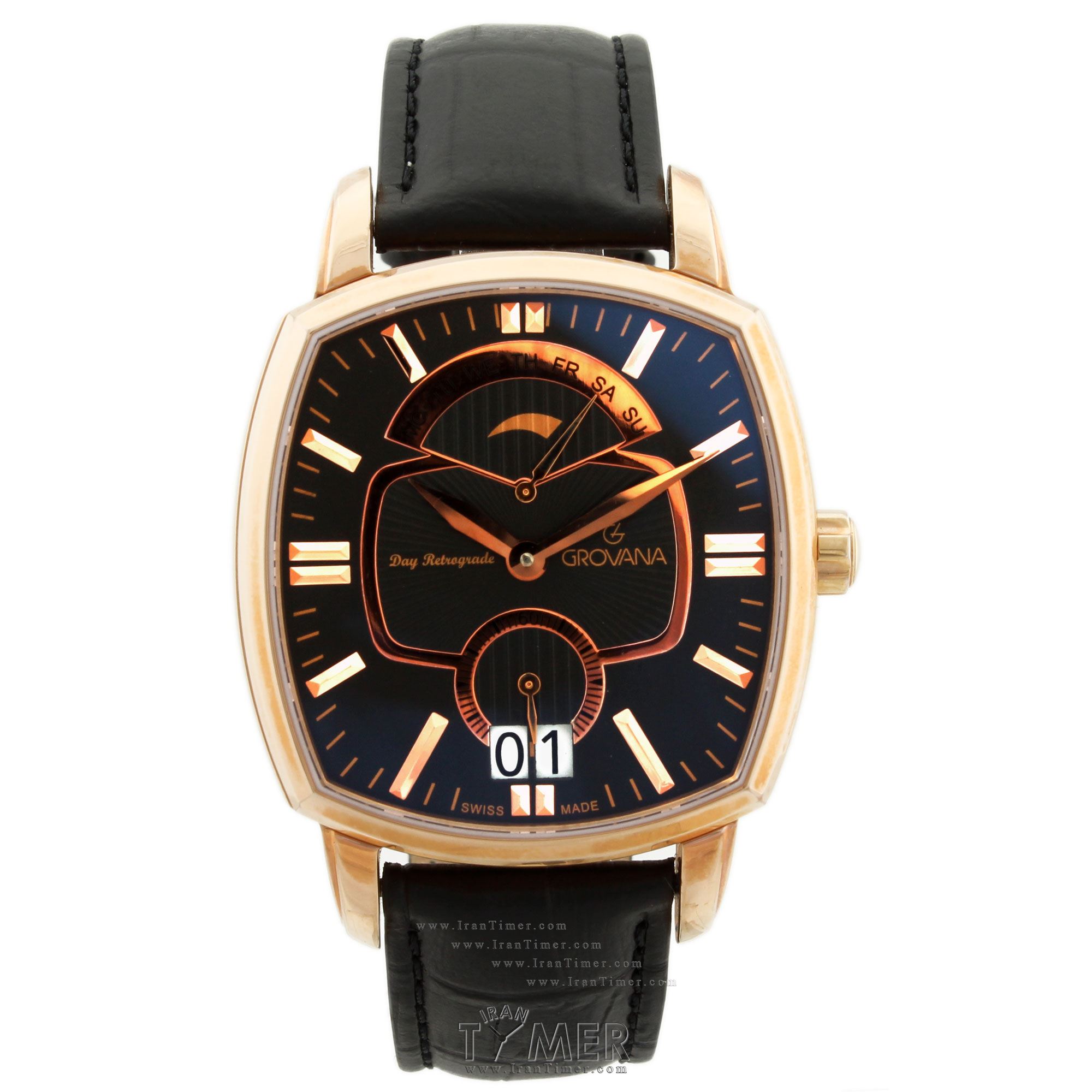 قیمت و خرید ساعت مچی مردانه گرووانا(GROVANA) مدل 1717-1567 کلاسیک | اورجینال و اصلی