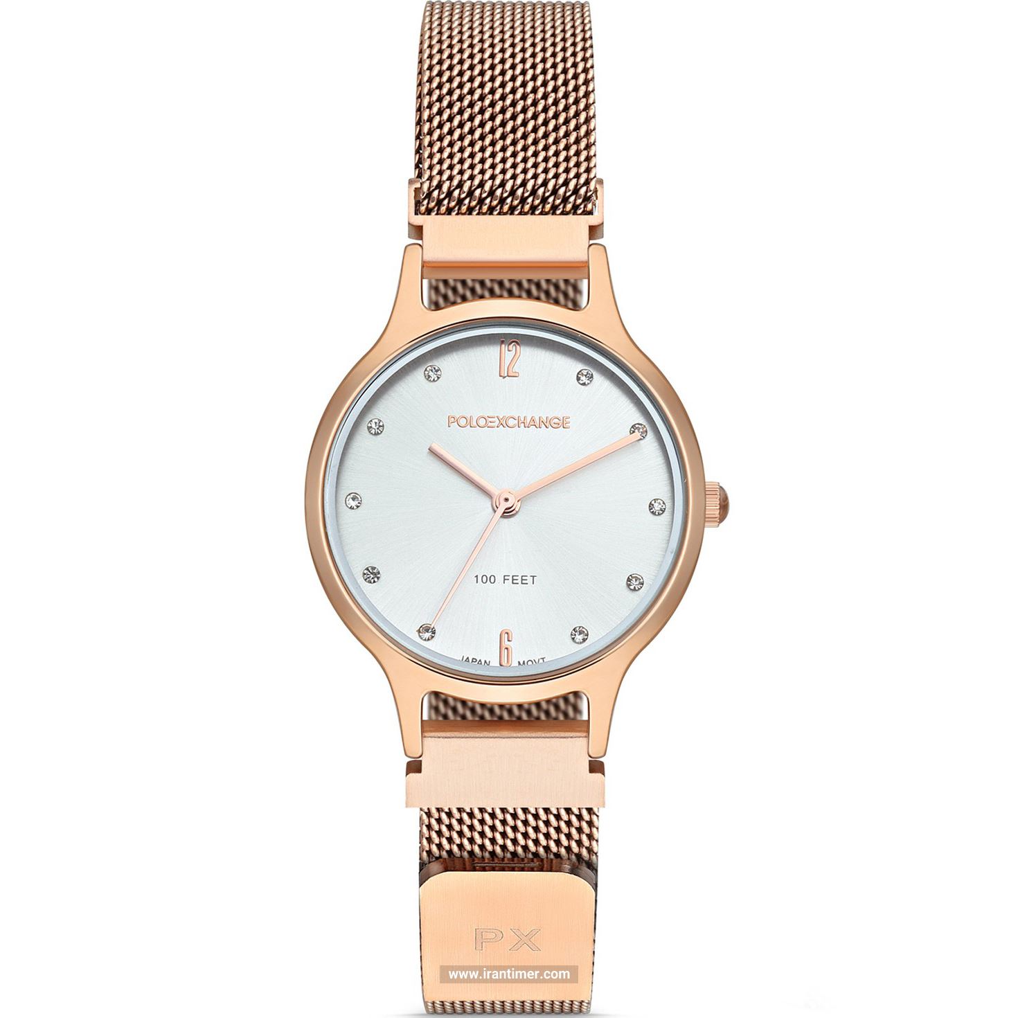 قیمت و خرید ساعت مچی زنانه پولو اکسچنج(POLO EXCHANGE) مدل PX-3002-01 کلاسیک | اورجینال و اصلی