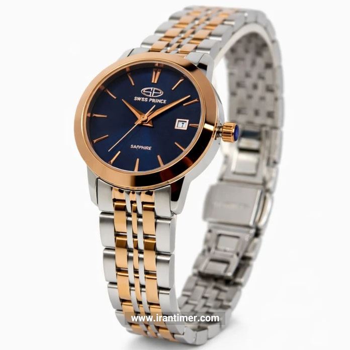 قیمت و خرید ساعت مچی زنانه سوئیس پرنس(Swiss Prince) مدل 2026-WOMEN-DARKBLUE-COPPER کلاسیک | اورجینال و اصلی
