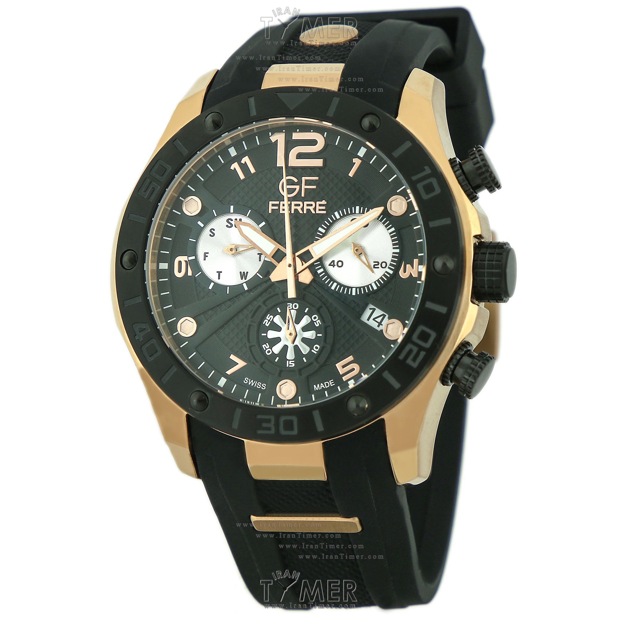 قیمت و خرید ساعت مچی مردانه جی اف فره(GF FERRE) مدل GF.DU410458.5 اسپرت | اورجینال و اصلی