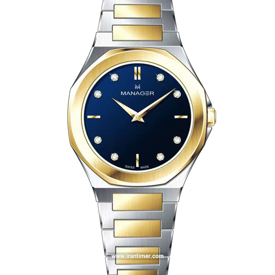 قیمت و خرید ساعت مچی زنانه منیجر(MANAGER) مدل MAN-RW-218-BGM کلاسیک | اورجینال و اصلی