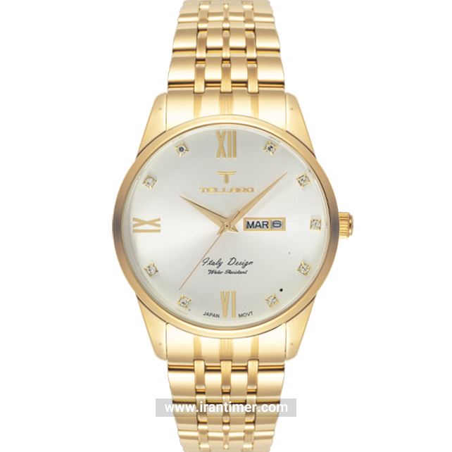 قیمت و خرید ساعت مچی مردانه تلارو(Tellaro) مدل T3042G-S5525 کلاسیک | اورجینال و اصلی