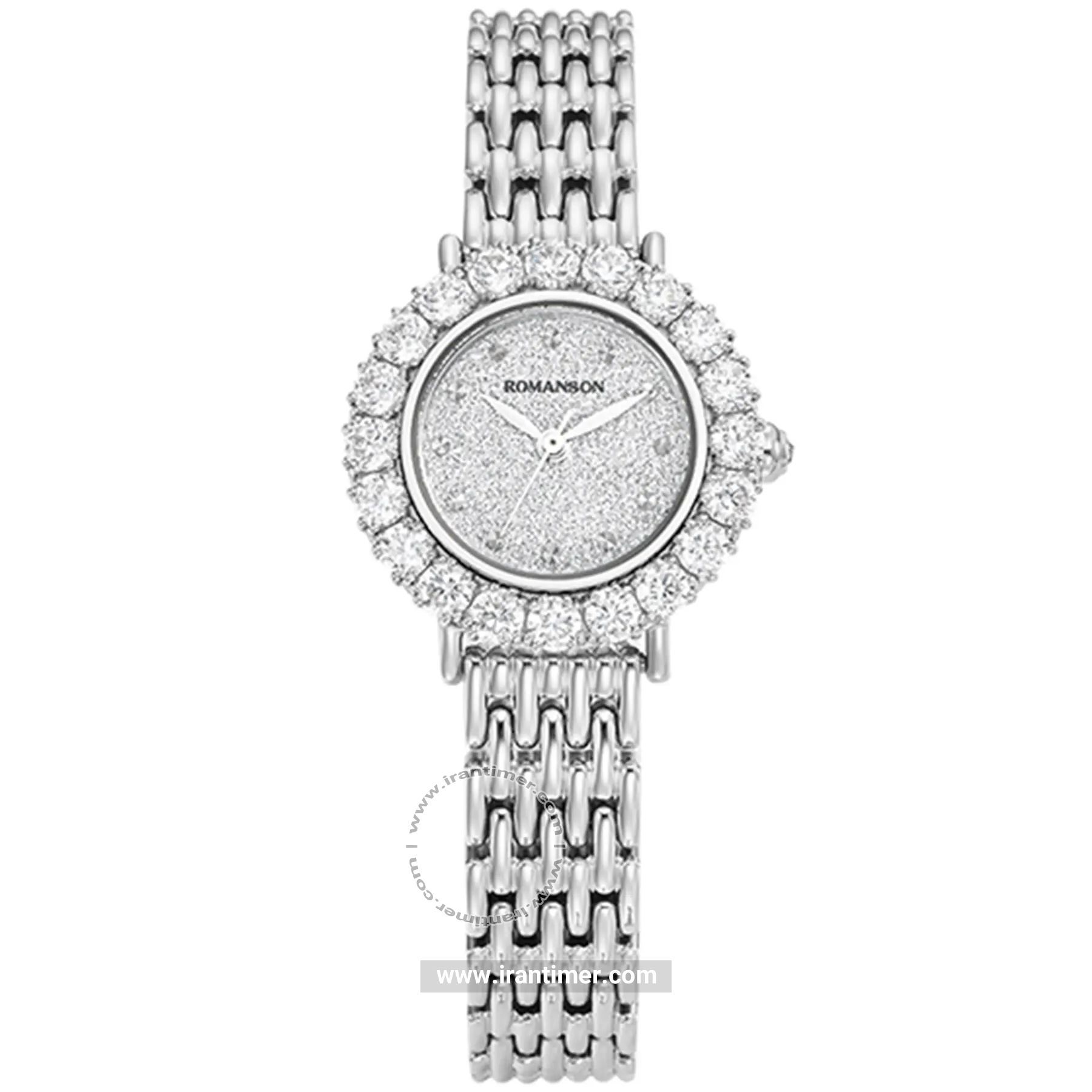 قیمت و خرید ساعت مچی زنانه رومانسون(ROMANSON) مدل TM7200QLWWA11W-W فشن | اورجینال و اصلی