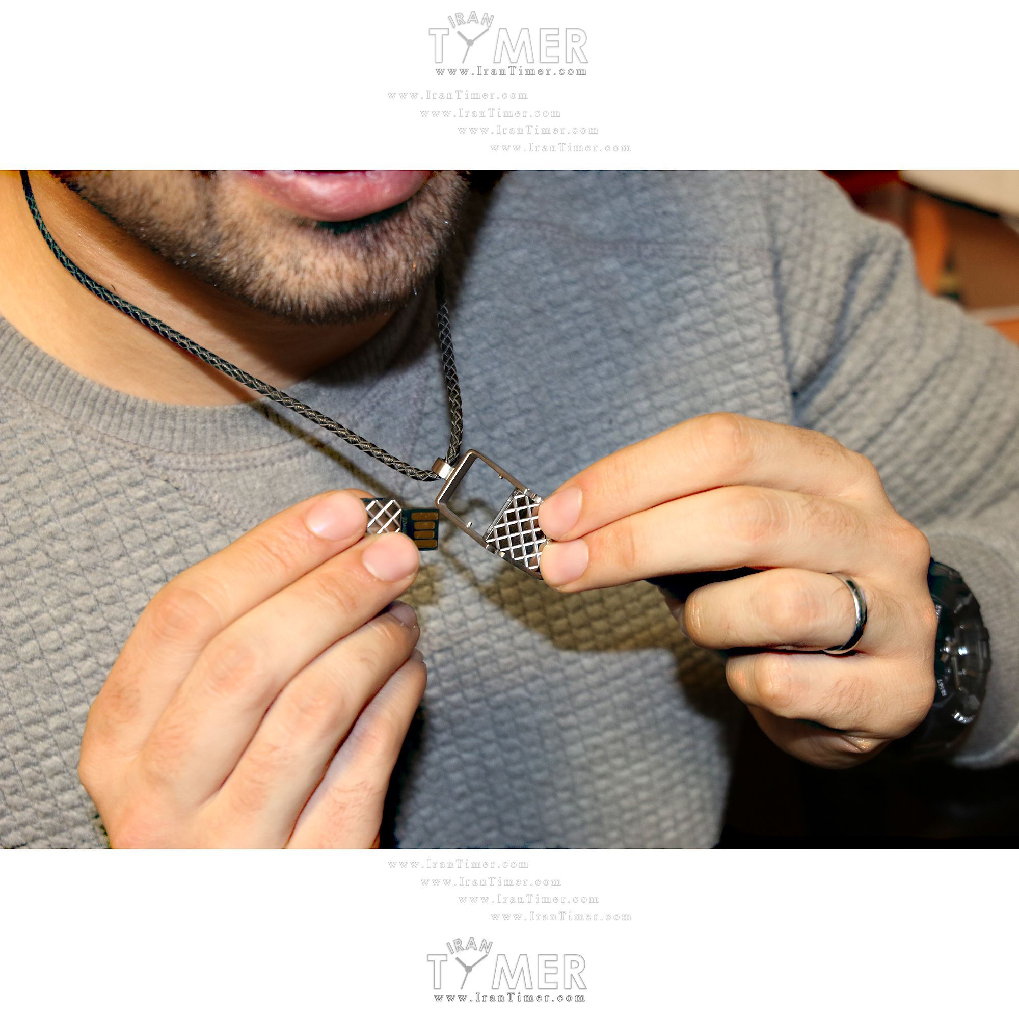 قیمت و خرید گردنبند مردانه اسپریت(ESPRIT) مدل ESNL-11797.A.450 فشن (ست لباس) کلاسیک | اورجینال و اصلی