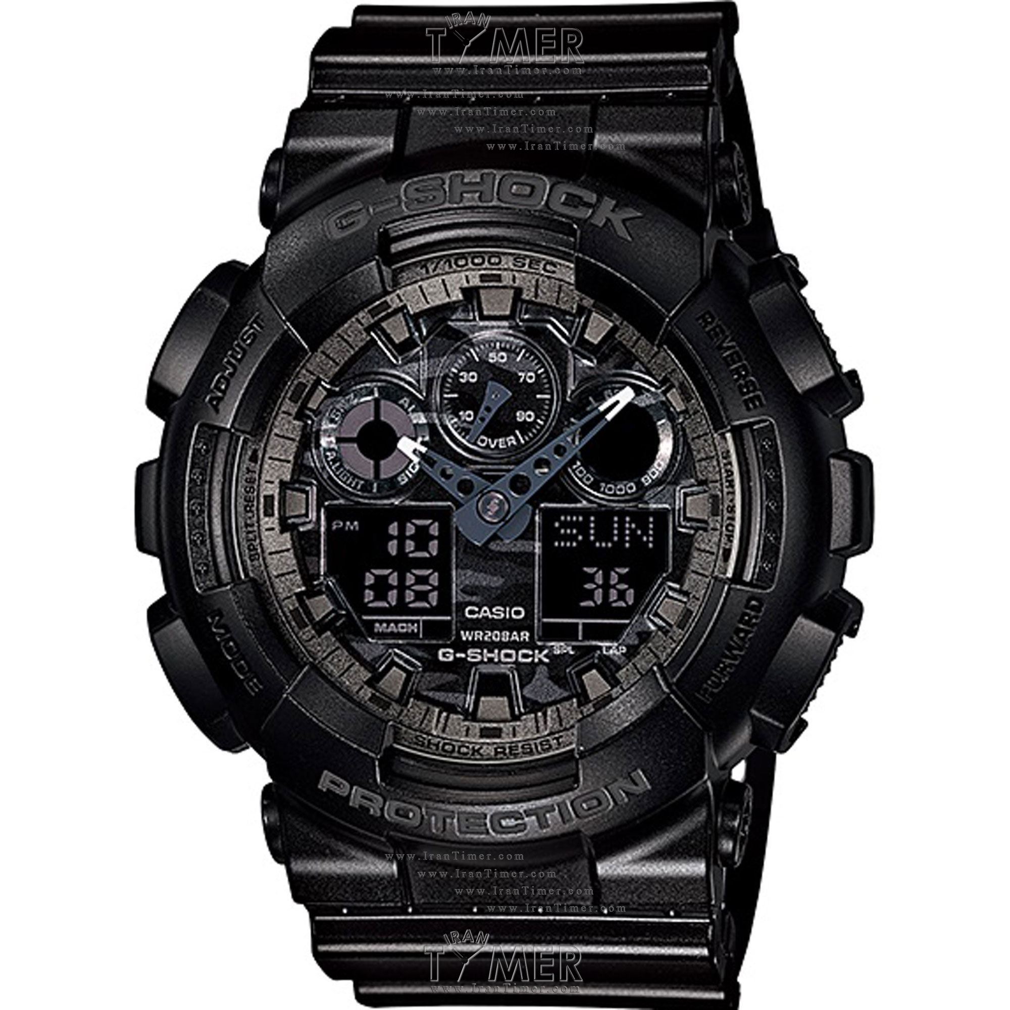 قیمت و خرید ساعت مچی مردانه کاسیو (CASIO) جی شاک مدل GA-100CF-1ADR اسپرت | اورجینال و اصلی