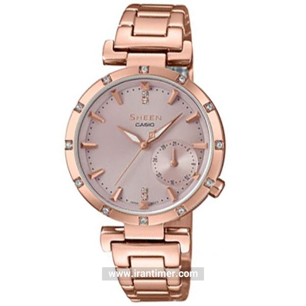قیمت و خرید ساعت مچی زنانه کاسیو (CASIO) شین مدل SHE-4051PG-4AUDF کلاسیک | اورجینال و اصلی