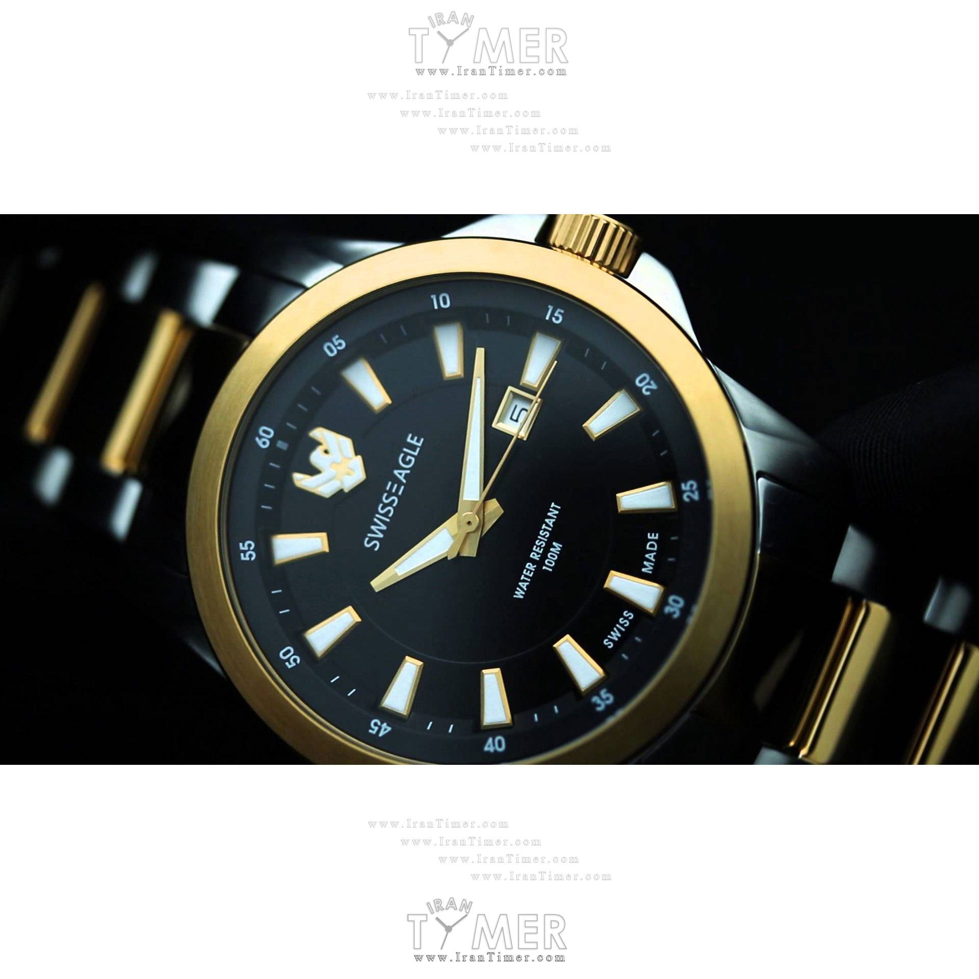 قیمت و خرید ساعت مچی مردانه سوئیس ایگل(SWISS EAGLE) مدل SE9056-44 کلاسیک | اورجینال و اصلی
