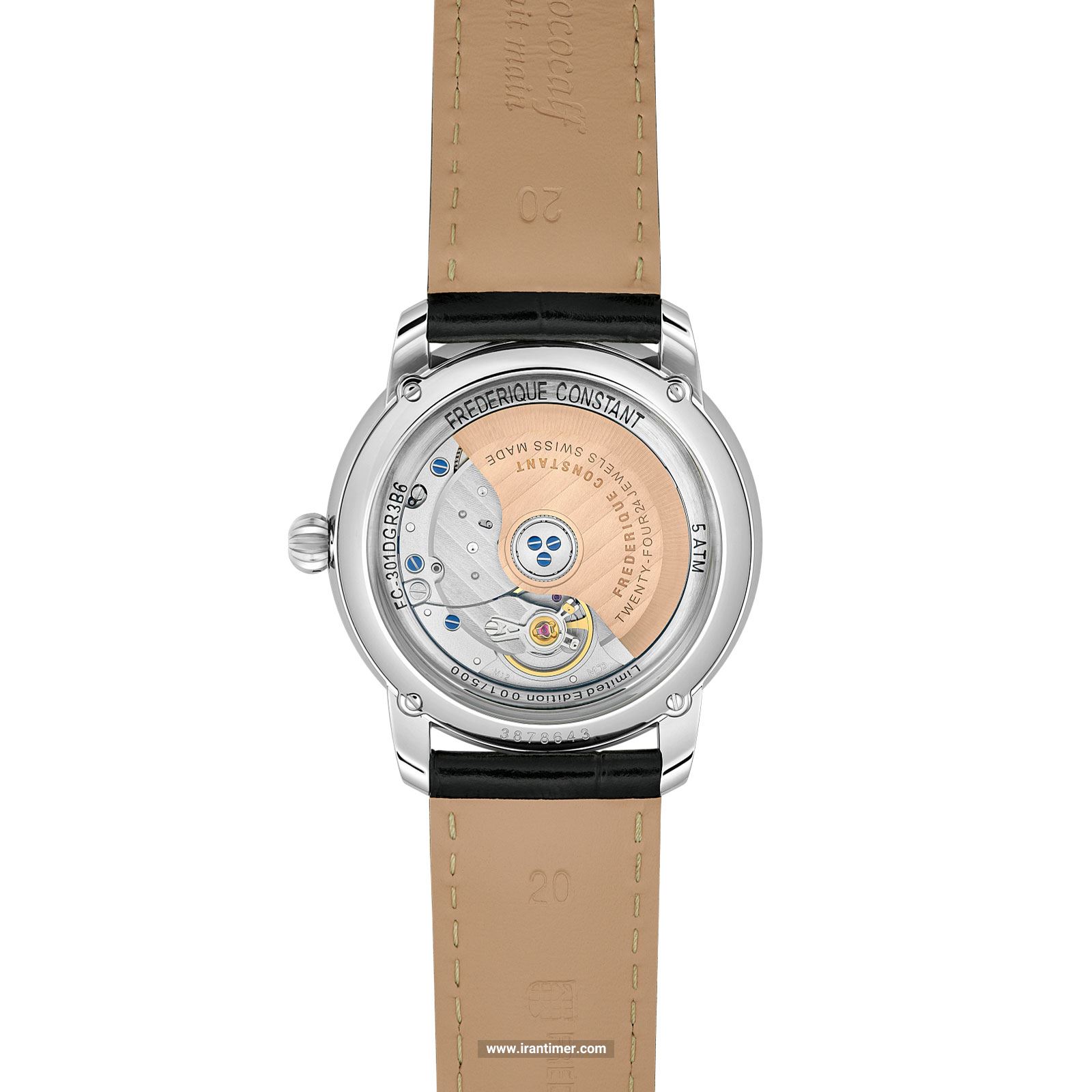 قیمت و خرید ساعت مچی مردانه فردریک کنستانت(FREDERIQUE CONSTANT) مدل FC-301DGR3B6 کلاسیک | اورجینال و اصلی