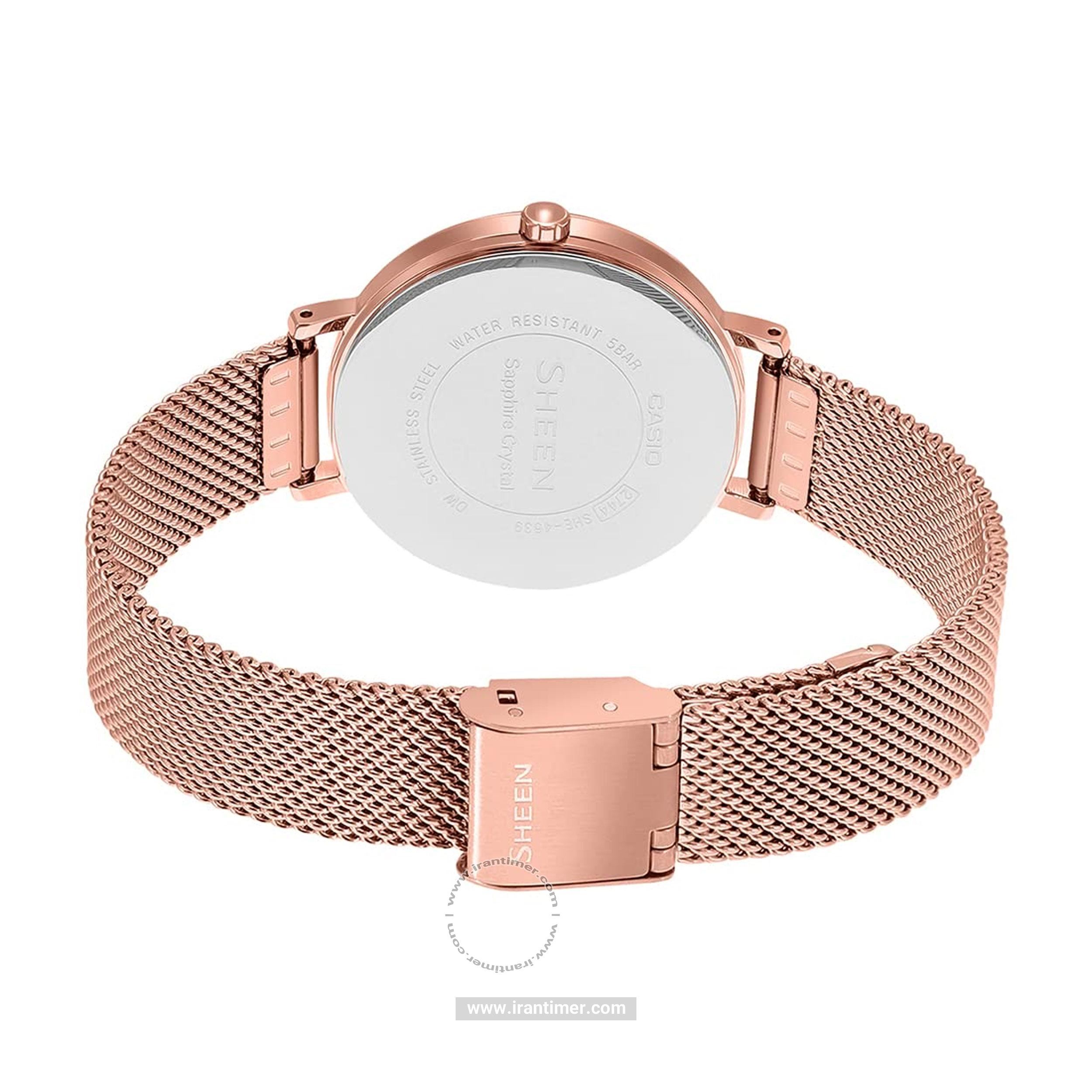 قیمت و خرید ساعت مچی زنانه کاسیو (CASIO) شین مدل SHE-4551PGM-4AUDF فشن | اورجینال و اصلی