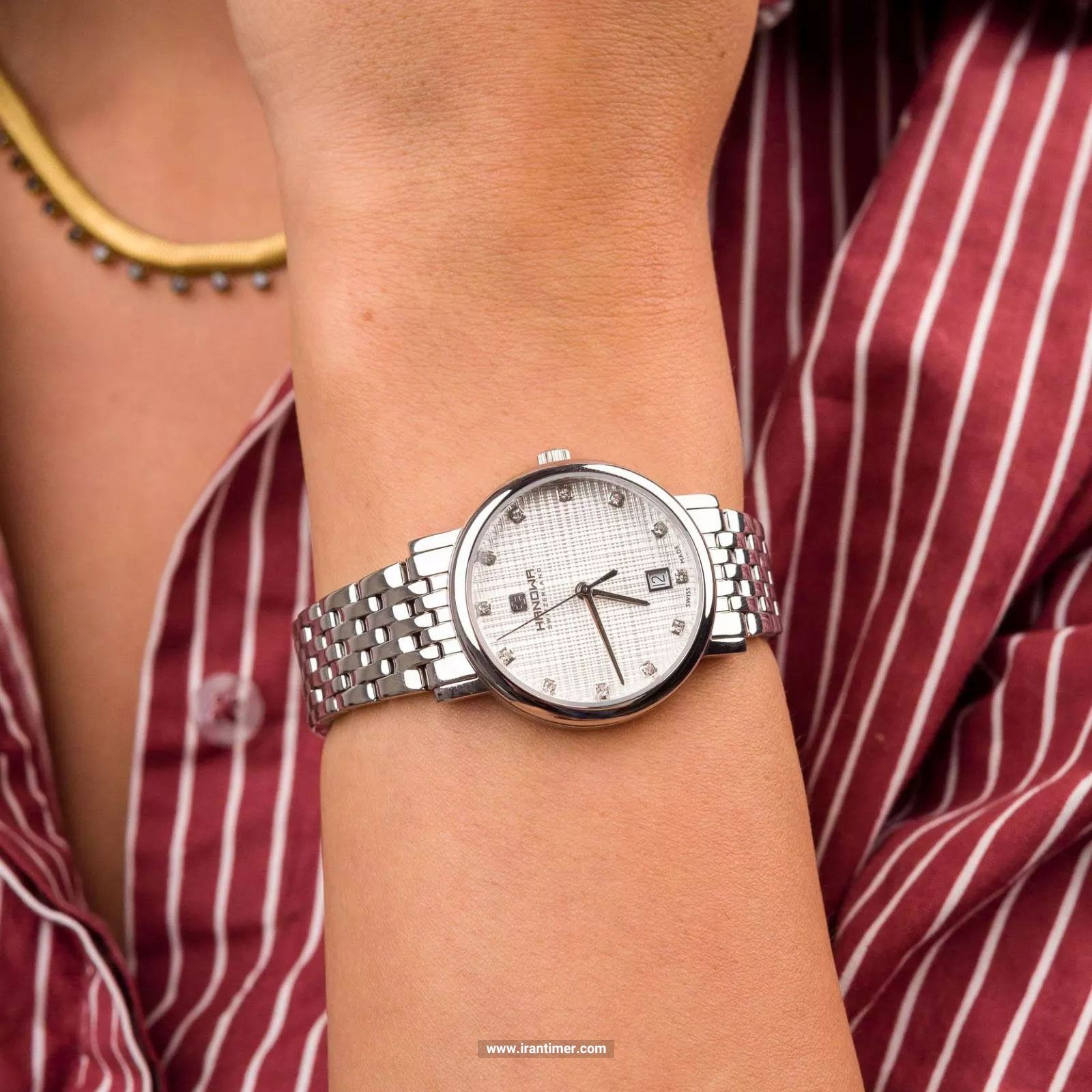 قیمت و خرید ساعت مچی زنانه هانوا(HANOWA) مدل HAWLH2200502 کلاسیک فشن | اورجینال و اصلی