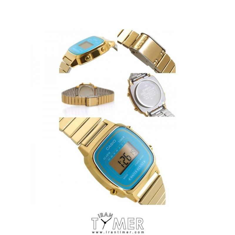 قیمت و خرید ساعت مچی زنانه کاسیو (CASIO) جنرال مدل LA670WGA-2DF کلاسیک | اورجینال و اصلی